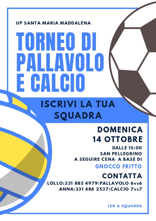 Torneo di Pallavolo e Calcio