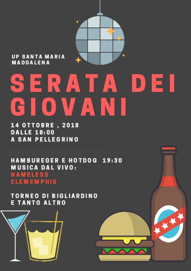 Serata Giovani sagra